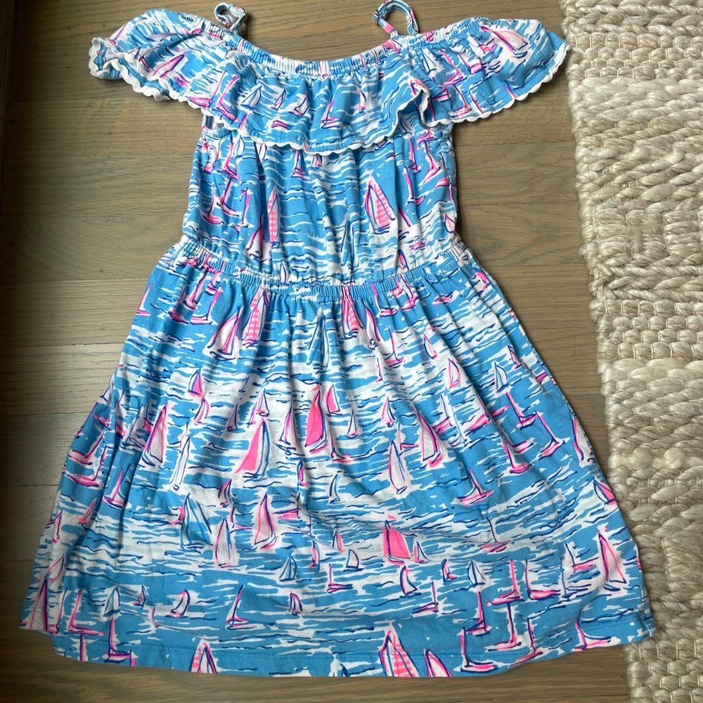 Lilly Pulitzer off the shoulder dress